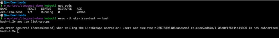 Kubernetes Security - EKS IRSA - 3