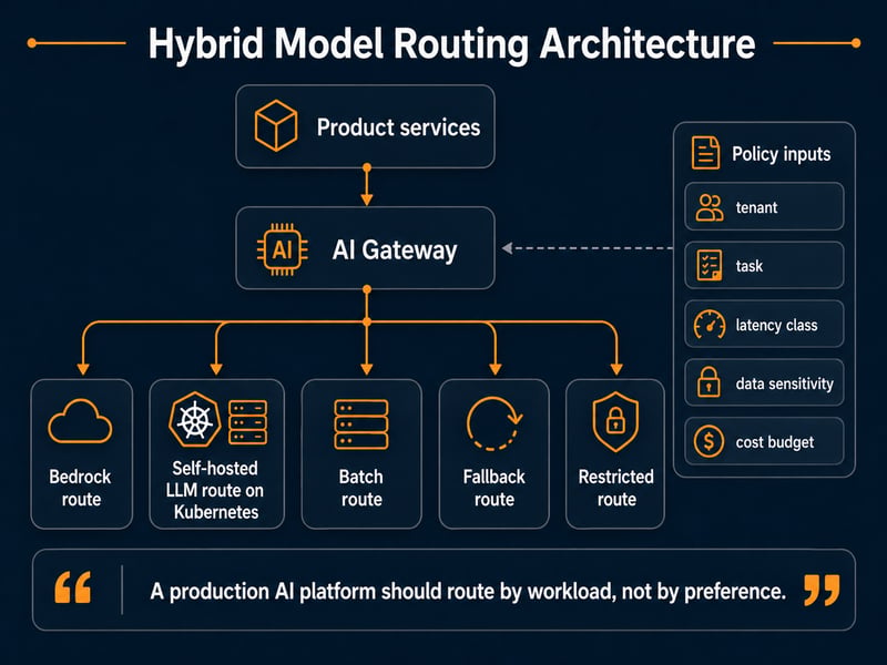 A production AI platform should route by workload, not by preference.