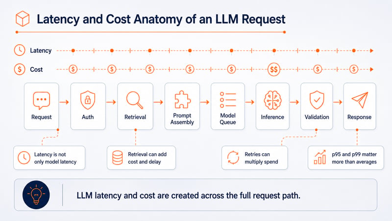 Latency and Cost Anatomy of an LLM Request